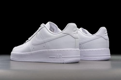 Nike Air Force 1 '07 Low Mens Basketball Shoes (Men's 10.5 Medium, White/White) - Image 9