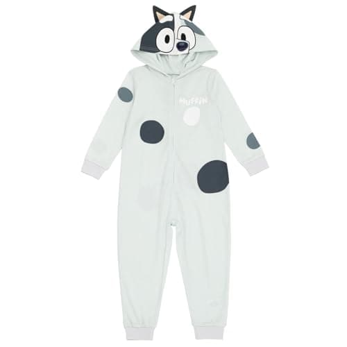 Bluey Muffin Little Boys Zip Up Cosplay Coverall 7-8