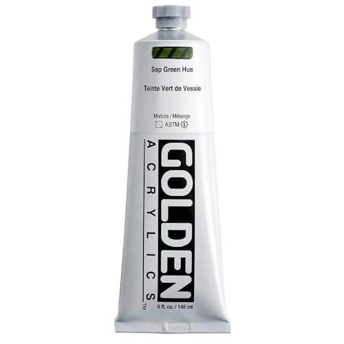 5 Oz Heavy Body Historical Hue Acrylic Paints Color: Sap Green Hue