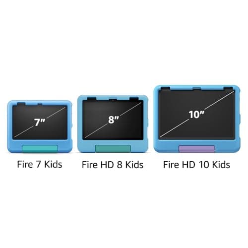 Amazon Fire 7 Kids tablet (newest model) ages 3-7. Top-selling 7" kids tablet on Amazon. Includes ad-free and exclusive content, easy parental controls, 10-hr battery, 16 GB, Red - Image 5