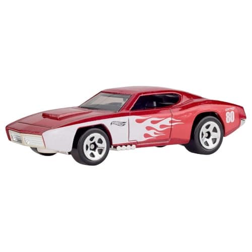 Hot Wheels Toy Cars, 5-Pack of 1:64 Scale Toy Cars with Collectible Deco & Packaging, Core Mattel 80th Anniversary Set of 5 Vehicles - Image 4