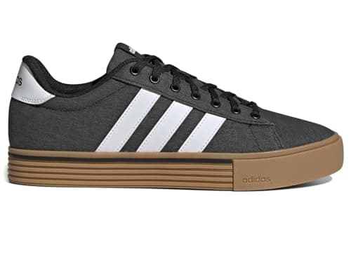 adidas Men's Daily 4.0 Sneaker, Black/White/Gum, 12 - Image 6