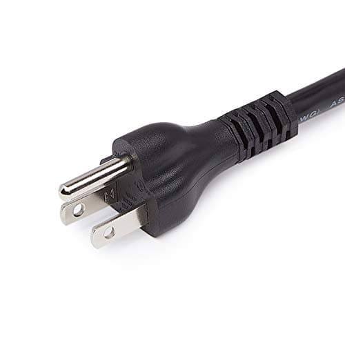 Amazon Basics Extension Cord, 6 Ft, 3 Prong Outlet Extender, Indoor Extension Cord, 13 Amps, 125V, Black - Image 4
