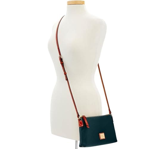 Dooney & Bourke Handbag, Pebble Grain Crossbody Pouchette - Black - Image 4