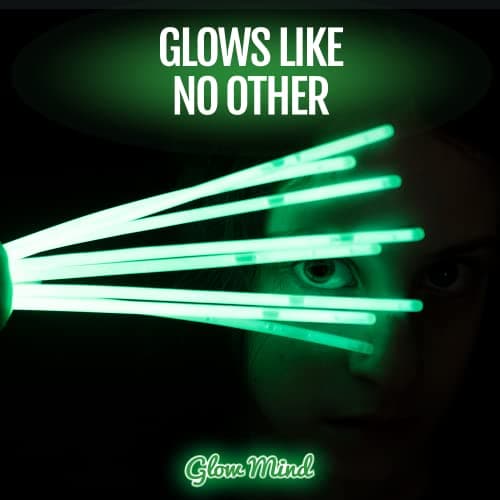 400 Ultra Bright Glow Sticks Bulk - Halloween Glow in the Dark Party Supplies Pack - 8" Glowsticks Easter Party Favors with Bracelets and Necklaces - Image 2