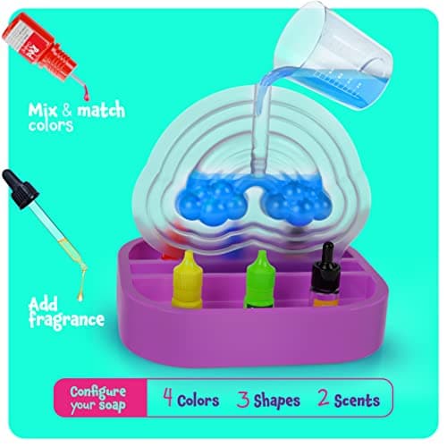 Dan&Darci Unicorn Soap Making Kit - Girls Crafts DIY Project Age 6+ Year Old Kids - Unicorn Girl Gifts - Science STEM Activity Teenage Gift - Make Your Own Soap Kits - Craft Toys Ages 6 7 8 9 10 11 12 - Image 6