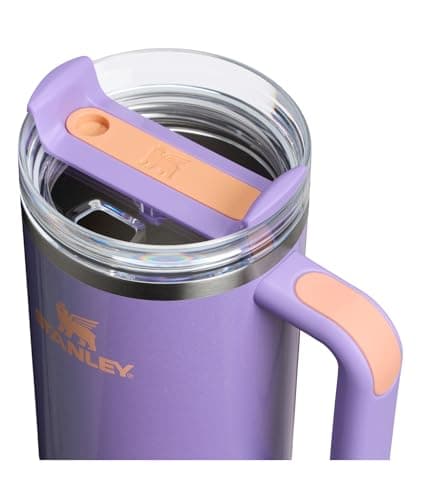 Stanley Quencher H2.0 Tumbler with Handle and Straw 40 oz | Flowstate 3-Position Lid | Cup Holder Compatible for Travel | Insulated Stainless Steel Cup | BPA-Free | Periwinkle Shimmer - Image 2