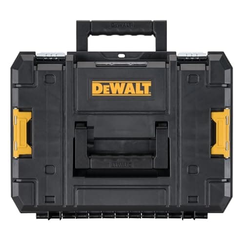 DEWALT TSTAK II Tool Box, Flat Top Tool Storage Case, Organizer Box Holds Up To 66 lbs, Flexible Platforms for Stacking, 13 Inch (DWST17807) - Image 5