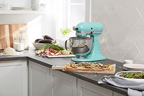 KitchenAid Artisan Series 5 Quart Tilt Head Stand Mixer with Pouring Shield KSM150PS, Removable bowl, Aqua Sky - Image 6