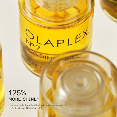 Olaplex No. 7 Bonding Oil, Concentrated High Shine Oil, Heat Protectant, Visibly Smooths & Softens Hair, Added Color Vibrancy, Up to 72 Hour Frizz Control, For All Hair Types, 1 fl oz - Image 4