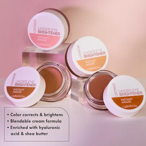 Catrice | Under Eye Brightener | Conceal & Brighten Dark Circles | With Hyaluronic Acid & Shea Butter | Vegan, Cruelty Free & Paraben Free (010 | Light Rose) - Image 4