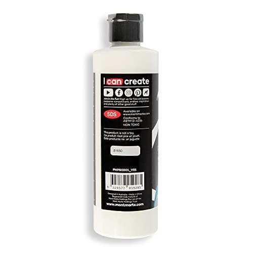 Mont Marte SuperCell Pouring Paint 240ml - White - Image 6