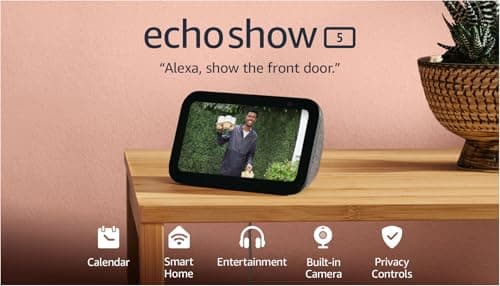 Amazon Echo Show 5 (newest model), Smart display with 2x the bass and clearer sound, Charcoal - Image 9