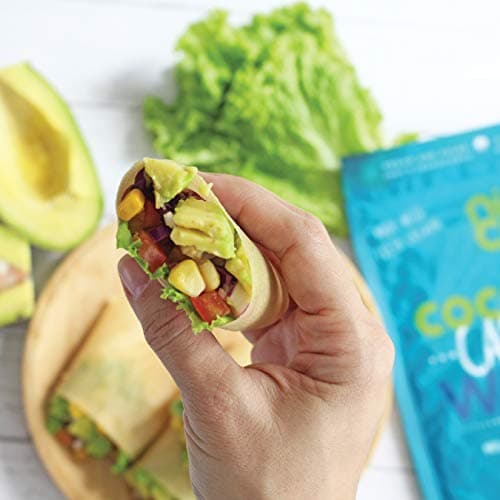 All Natural, SHELF STABLE, Paleo, Gluten Free, Vegan Non-GMO, Raw Veggie NUCO Coconut Cassava Wraps. Crafted with Fresh Cassava, Milder Coconut flavor, Low Carb and Yeast Free 5 Count - Image 3