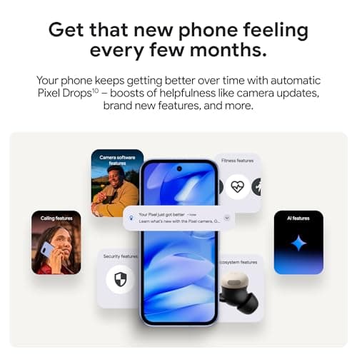 Google Pixel 9a with Gemini - Unlocked Android Smartphone with Incredible Camera and AI Photo Editing, All-Day Battery, and Powerful Security - Peony - 128 GB - Image 11