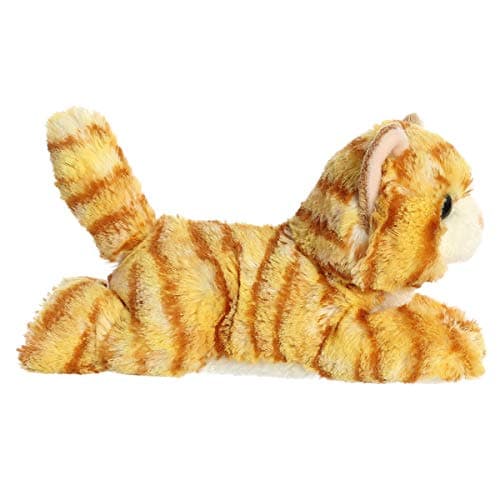 Aurora® Adorable Mini Flopsie™ Ginger Cat™ Stuffed Animal - Playful Ease - Timeless Companions - Orange 8 Inches - Image 3