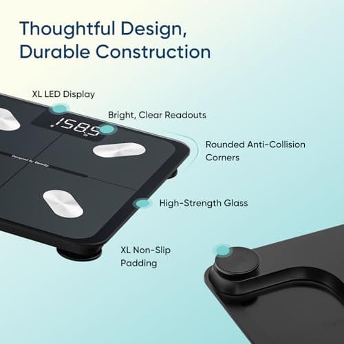Etekcity Smart Scale for Body Weight, Bathroom Digital Weighing Scale with BMI, Body Fat, Muscle Mass, Accurate Bluetooth Home User Health Equipment Sync Apps - Image 9