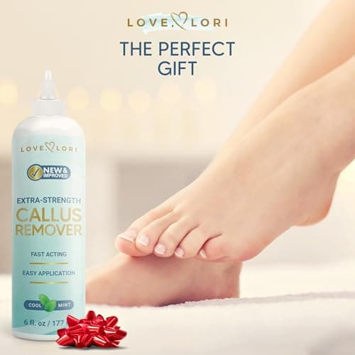 Callus Remover for Feet (Extra Strength) Foot Callus Remover Gel - Feet Scrubber, Pedicure Spa Tools, 6oz - Image 6