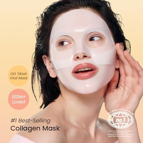 BIODANCE Bio-Collagen Real Deep Mask, Hydrating Overnight Hydrogel Mask, Pore Minimizing, Elasticity Improvement, Korean Skincare | 1.19oz(34g) x 4ea - Image 2