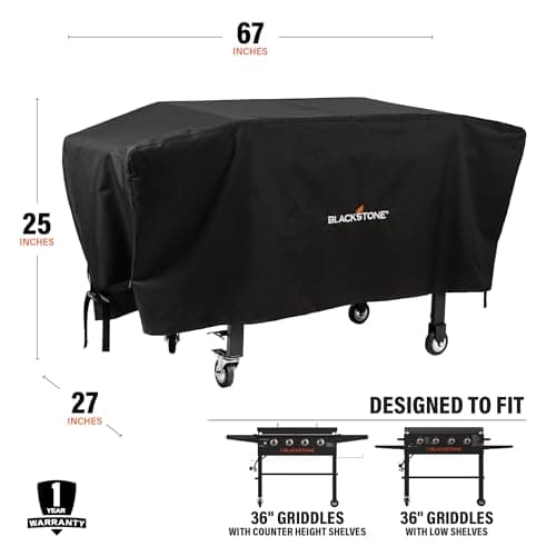 Blackstone® 36 inch Griddle Cover | Blackstone® Water Resistant, 600D Polyester, Heavy Duty, Flat Top Gas Grill Cover, Griddle Cooking Station - Image 3