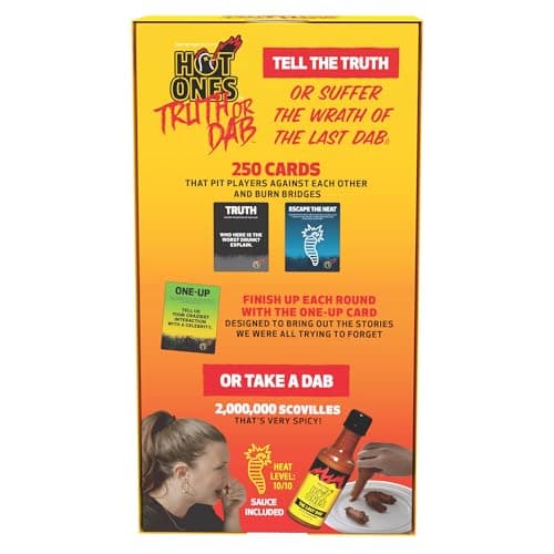 Wilder Games Hot Ones Truth or Dab The Game - Hot Sauce Included (Ages 17+) - Image 6