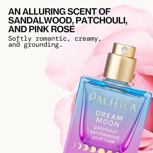 Pacifica Dream Moon Womens Spray Perfume 1 fl oz – Long-Lasting Floral Woody Fragrance for Her - Rose, Patchouli, Sandalwood – 100% Vegan, Cruelty-Free, Phthalate-Free Fragrance - Image 2