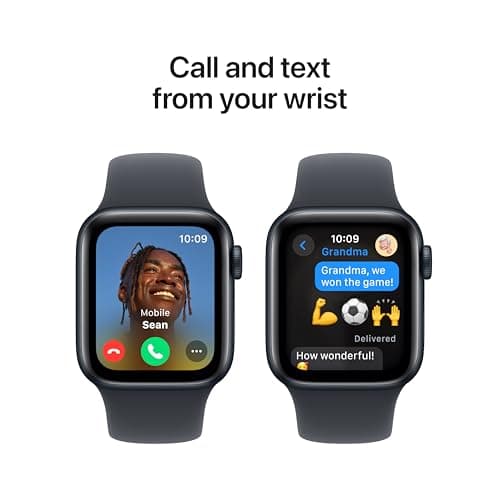 Apple Watch SE (2nd Gen) [GPS 40mm] Smartwatch with Midnight Aluminum Case with Midnight Sport Band S/M. Fitness and Sleep Trackers, Crash Detection, Heart Rate Monitor, Retina Display - Image 4