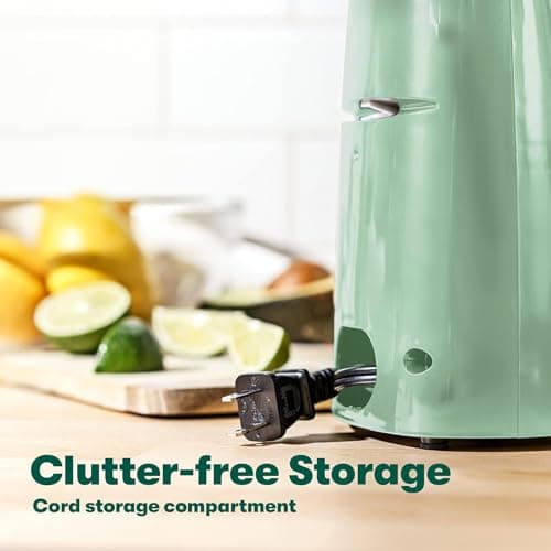 BELLA Electric Can Opener and Knife Sharpener, Multifunctional Jar and Bottle Opener with Removable Cutting Lever and Cord Storage, Stainless Steel Blade, Sage - Image 7