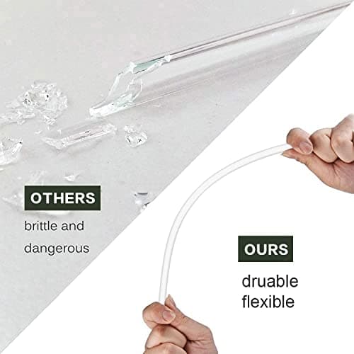 Beonsky Replacement Straw Compatible with Stanley 40 oz 30 oz Cup Tumbler, 6 Pack Reusable Straw with Cleaning Brush, Plastic, Clear - Image 4