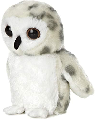 Aurora® Adorable Mini Flopsie™ Snowy Owl Stuffed Animal - Playful Ease - Timeless Companions - White 8 Inches - Image 3