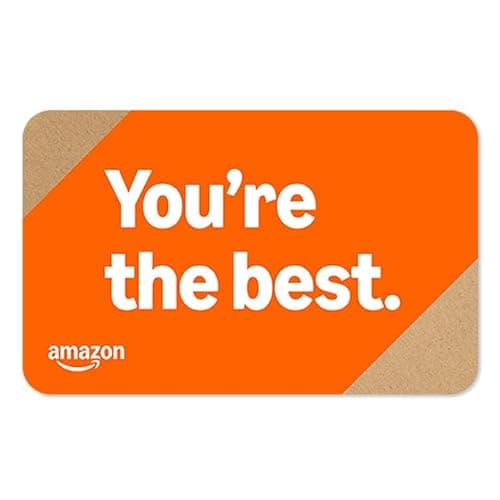 Amazon eGift Card - You’re the best. | Mothers Day, Fathers Day, Christmas, Birthday, Graduation, Thank You, Congrats