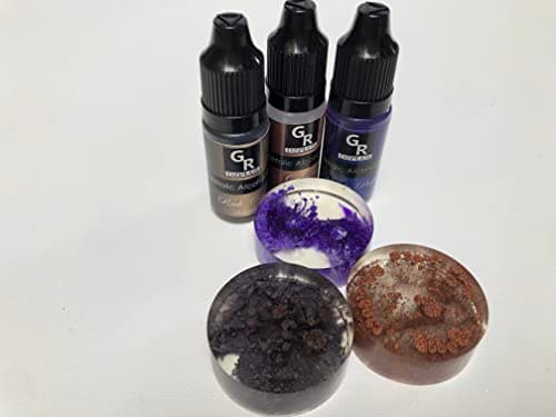 Metallic Alcohol Ink Set -26 Metallic Colors Alcohol Based Ink for Resin Art, Fluid Art,Resin Craft,Resin Petri Dish，Alcohol Ink Paint for Yupo,Tumbler (Metallic 26 Color Set) - Image 5