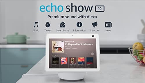 Amazon Echo Show 10 (newest model), HD smart display with premium sound, motion and Alexa, Glacier White - Image 15