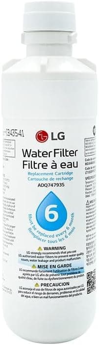 LG LT1000P - 6 Month / 200 Gallon Capacity Replacement Refrigerator Water Filter (NSF42, NSF53, and NSF401) ADQ74793501, ADQ75795105, AGF80300704, or AGF80300705 White 1 Pack - Image 3