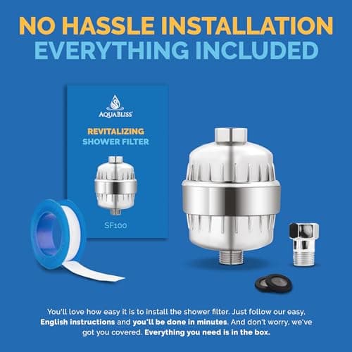 AquaBliss High Output Revitalizing Shower Filter - Reduces Dry Itchy Skin, Dandruff, Eczema, and Dramatically Improves The Condition of Your Skin, Hair and Nails - Chrome (SF100) - Image 6