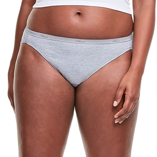 Hanes Women's Bikini Panties Pack, Soft Cotton Underwear, 6-Pack (Retired, Colors May Vary), Body Tones Mix, 6 - Image 2