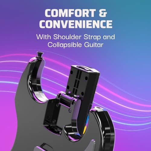 PDP RIFFMASTER Wireless Guitar Controller for Xbox Series X|S, Xbox One, Windows 10/11 PC, Rock Band 4, Fortnite Festival, Audio Jack, Rechargeable Battery, Officially Licensed by Microsoft – Black - Image 9