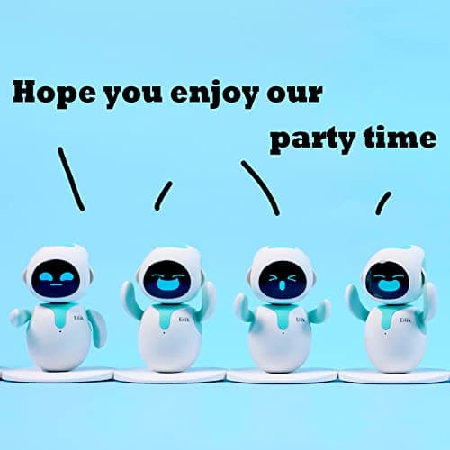 ENERGIZE LAB Eilik – Cute Robot Pets for Kids and Adults, Your Perfect Interactive Companion at Home or Workspace, Unique Gifts for Girls & Boys. - Image 6