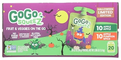 Gogo Squeez, Fruit Veggie Pouches Halloween Edition, 64 Ounce - Image 3