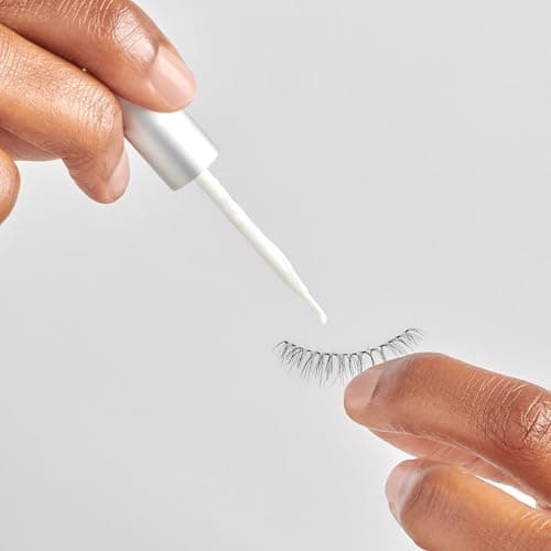 KISS Super Stick 5-Day Extended Wear Strip Lash Adhesive, Quick Drying Lash Glue, Witch Hazel & Cactus Extract Infused, Brush Applicator, Net Wt. 4.8g (0.17 oz.), Clear - Image 6