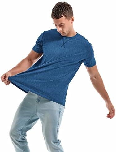 KLIEGOU Men's T-Shirts - Premium Cotton Crew Neck Tees S - 4XL - Image 6