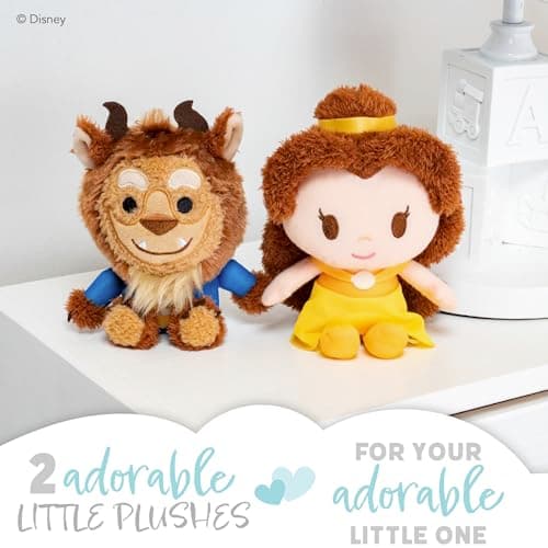 KIDS PREFERRED Disney Baby Cuteeze Beauty and The Beast Belle and Beast Stuffed Animal Plush Toys 2 Piece Set for Baby and Toddler Boys and Girls - 6 Inches - Image 4