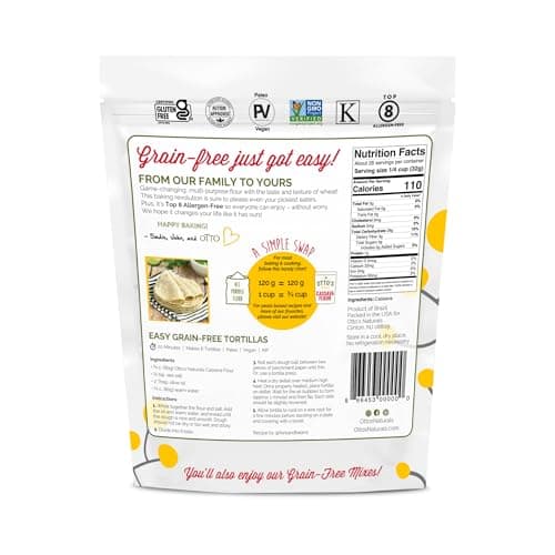 Otto's Naturals Multi-Purpose Cassava Flour, Non-GMO, Gluten-Free, Grain, Nut and Gum-Free, 1-to-1 Wheat Flour Alternative, Paleo, AIP, 2 lb - Image 4
