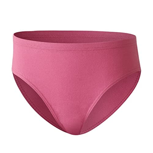 Hanes Girls Ultimate Underwear Pack, Organic Cotton For Kids’ (Colors May Vary) Hipster Panties, Pink Blue Solids & Patterns, 6 US - Image 2