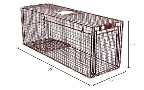 Tru Catch 30LTD Humane Live Animal Trap - Easy & Safe Catch & Release for Cats, Rabbits, & Other Small Animals - Durable Light Duty TNR - (30" L x 11" H x 9" W) - Image 3