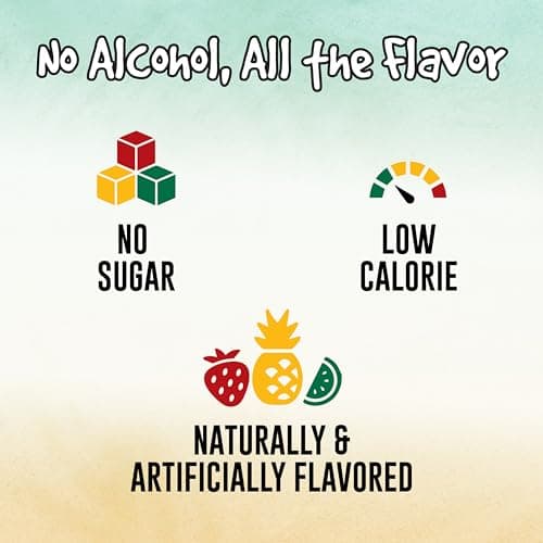 Margaritaville Singles to Go Water Drink Mix, Variety Pack, Includes 4 Flavors: Caribbean Fruit Punch, Pina Colada, Strawberry Daiquiri, And Margarita,1 Box (40 Single Servings) - Image 3