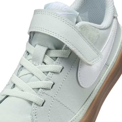 Nike Kids Kid's Court Legacy (Little Kid) Light Silver/White/Gum Dark Brown 13.5 Medium - Image 7