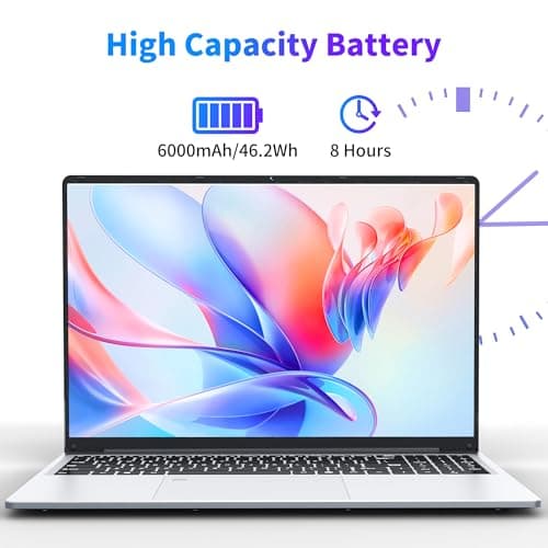 NIAKUN 16 Inch Laptop Computer | Gaming Laptop | 16GB RAM 512GB SSD | N100 Processor | FHD 1920 * 1200 | 180 Angle Open | Backlit Keyboard | Windows 11 Pro | Fingerprint Unlock | UHD Graphics 750 MHz - Image 8