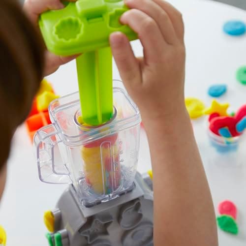 Play Doh Swirlin' Smoothies Toy Blender Playset, Play Kitchen Appliances, Kids Arts and Crafts Toys for 3 Year Old Girls and Boys and Up - Image 10