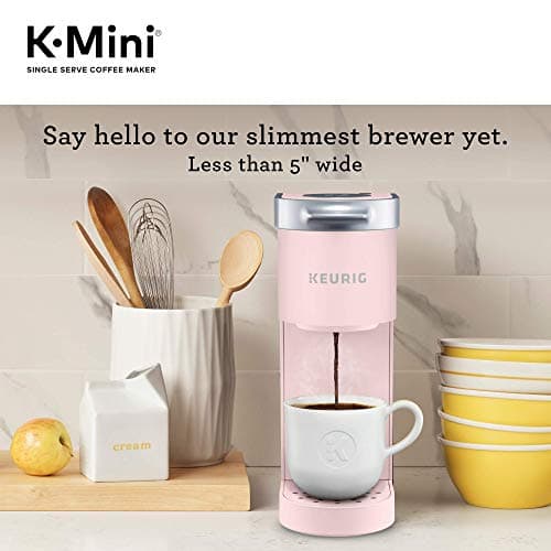 Keurig K-Mini Single Serve K-Cup Pod Coffee Maker, 6 to 12oz Brew size, with Cord Storage, Perfect for Small Spaces, Dusty Rose - Image 3